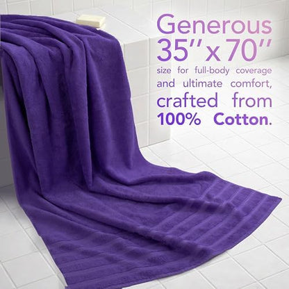 American Soft Linen 100% Cotton Luxury Turkish Towels, 35x70 XL Bath Sheet