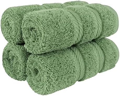 American Soft Linen 100% Cotton Luxury Turkish Towels, 4 PC Washcloth Set