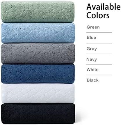 Ycosy 2 Pack Hand Towels Set 16"x31",Grey Towel Set for Bathroom,Quick Dry Thick and Highly Absorbent Hand Towel,Ultra Soft Microfibers Premium Towel Set for Bathroom Hotel,Spa,Gym