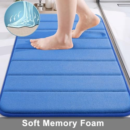 Buganda Memory Foam Bath Mat 44 x 24, Ultra Soft Absorbent Bathroom Rugs
