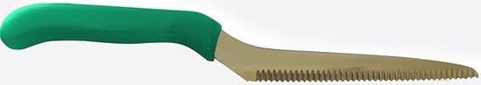 Berox 5 Inches Blade Kitchen Cutting Slicing Knife Offset Handle (Green)