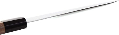 Japanese Petty Knife Damascus ZA18 69 Layer Octagonal Walnut Handle, 6-inch (150mm)