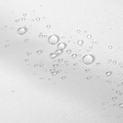ALYVIA SPRING 72x76 Long Waterproof Fabric Shower Curtain or Liner White