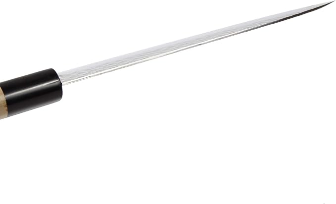 Japanese Chef Knife Hammered Damascus VG-10 46 Layer D-Shape Magnolia Wood Handle, Gyuto 9.5-inch (240mm)