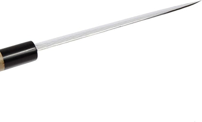 Japanese Chef Knife Hammered Damascus VG-10 46 Layer D-Shape Magnolia Wood Handle, Gyuto 9.5-inch (240mm)