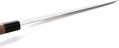 Japanese Sujihiki Knife Hammered Damascus VG-10 46 Layer Octagonal Walnut Handle, Slicer 9.5-inch (240mm)