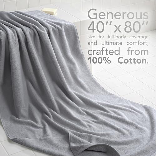 American Soft Linen 100% Cotton Luxury Turkish Towels, 40x80 XL Bath Sheet