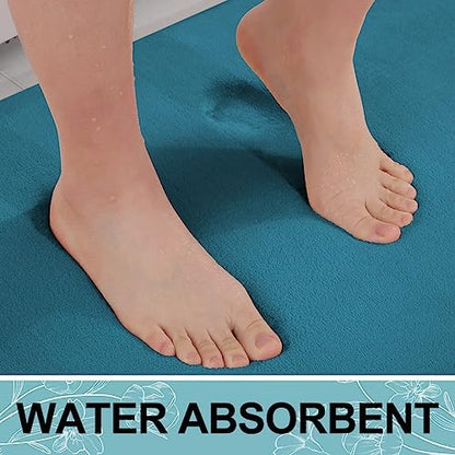 Smiry Memory Foam Bath Mat 30x20, Extra Soft and Absorbent Bathroom Rugs