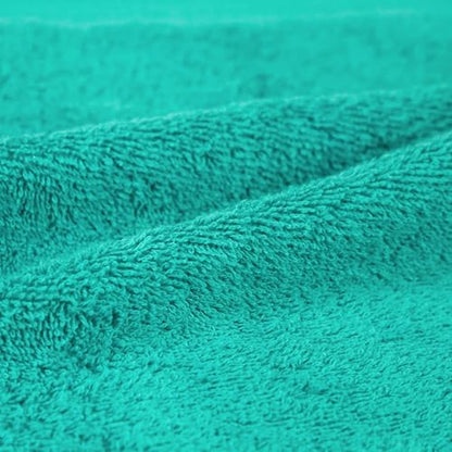 Amazon Basics Fade-Resistant 100% Cotton Hand Towels for Bathroom, Soft Absorbent, 26 x 16 inches, Teal, 6-Pack