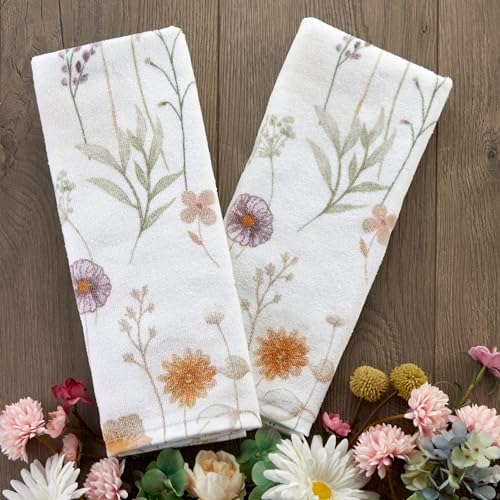 SKL Home Somerset Hand Towel Set-2pc, 100% Cotton, White