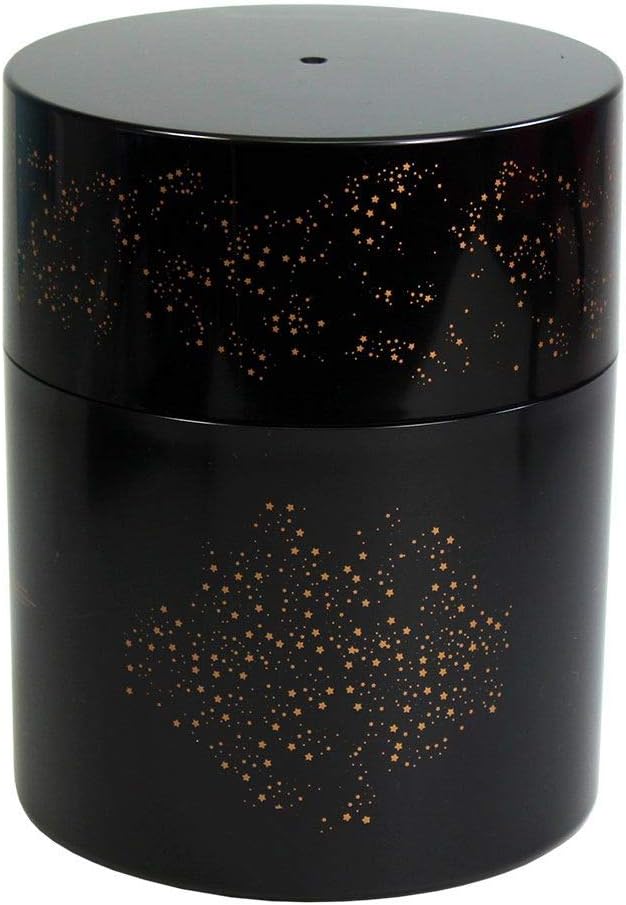 Coffeevac 1/2 LB – Patented Airtight Container | Multi-use Vacuum Container Works as Smell Proof Containers for Ground Coffee and Coffee Bean Containers. Black Gold Logo