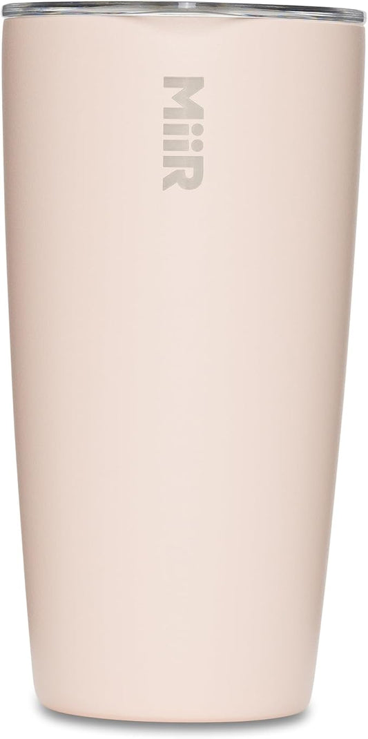 MiiR Tumbler, 16oz | Insulated Stainless Steel with Press Fit Slide Lid – Splash Proof Design, Holds Hot & Cold Beverages, Cup Holder Compatible