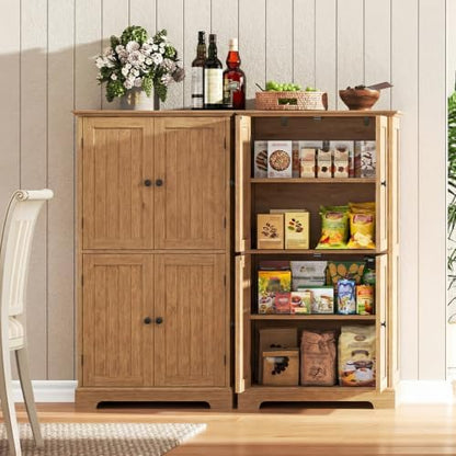 ChooChoo Bathroom Floor Cabinet with Adjustable Shelves