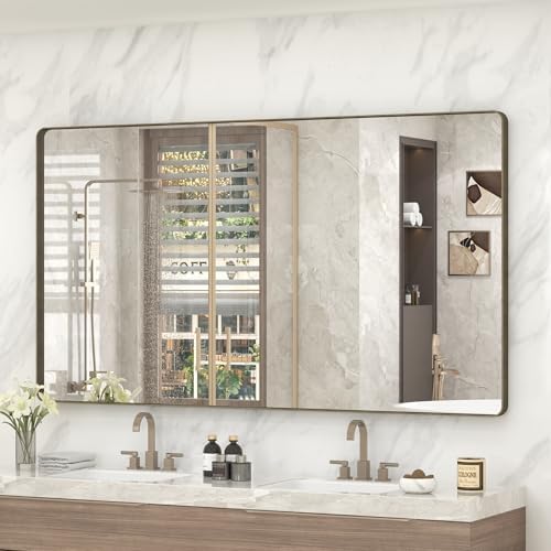 60x36 Inch Bronze Bathroom Vanity Mirror for Wall