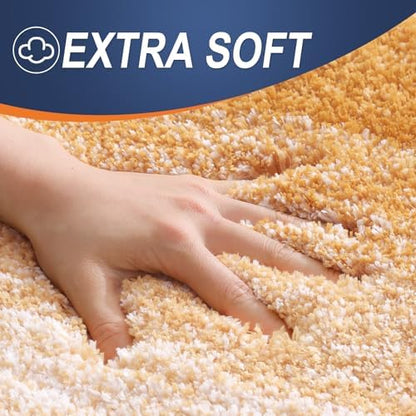 OLANLY Bathroom Runner Rug 70x24, Extra Soft Absorbent Microfiber Bath Rugs