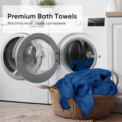 HOMEXCEL 6PK Bath Towel Set, 24x48 in, Absorbent&Quick Dry Towels for Hotel