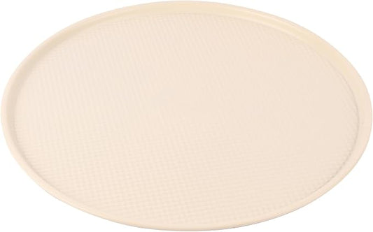 David Burke 14" Pizza Pan – Made from Carbon Steel with AirFlow Baking Technology, Oven Safe, PFTE & PFOA Free, Durable & Easy to Clean – Cream