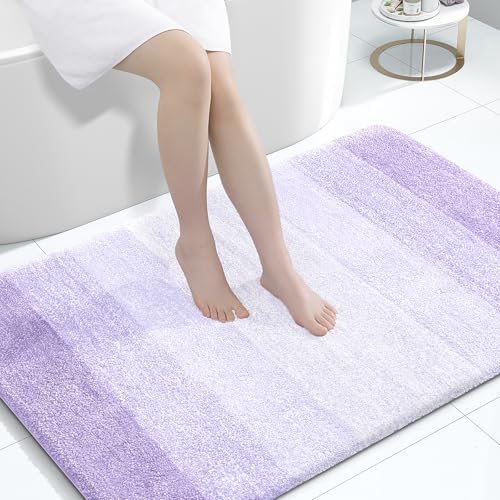 OLANLY Large Bathroom Rugs 60x40, Extra Soft Absorbent Microfiber Bath Rugs
