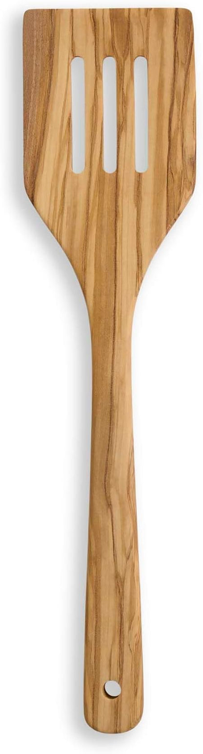 Fantes Italian Olivewood Slotted Turner, 12-Inch, The Italian Market Original since 1906