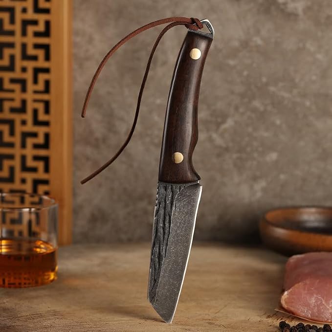 8" Chef Knife,Stainless Steel Chinese Slicing,Lightweight and Versatile Design,Suitable for Cutting Vegetable,Meat,Fish,Ergonomic Handle,Preferred for Home Kitchens and Professional Chefs