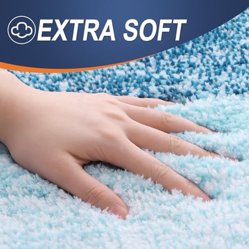 OLANLY Bathroom Runner Rug 44x24, Extra Soft Absorbent Microfiber Bath Rugs