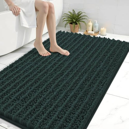 Arotive Bathroom Rugs Mat 44x32, Soft Absorbent Chenille Shaggy Bath Mat