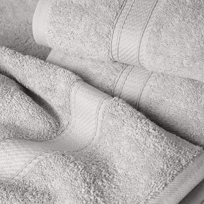 SUPERIOR Egyptian Cotton Ultra Plush & Absorbent, 6 Piece Set, Silver