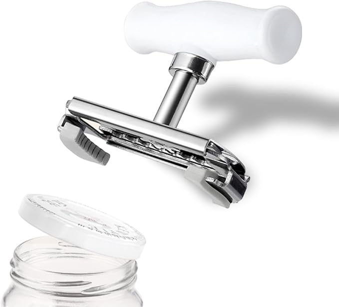 Upgraded Jar Opener Stainless Steel Adjustable Tool for 1-4 inches Bottle Can Lids, Easy Jar Opener with Non-Slip Rubber Pad For Seniors, Arthritis, Women, Chilren, Weak Hands