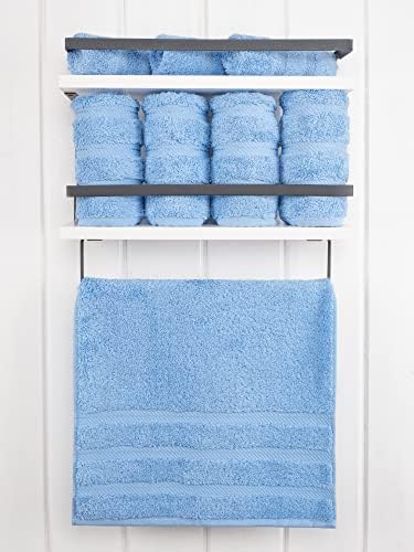 American Soft Linen 100% Cotton Luxury Turkish Towels, 4 PC Hand Towel Set