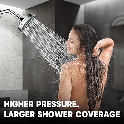 High Pressure Shower Head, HOPOPRO 5-Mode Fixed Showerhead, NBC Recommended