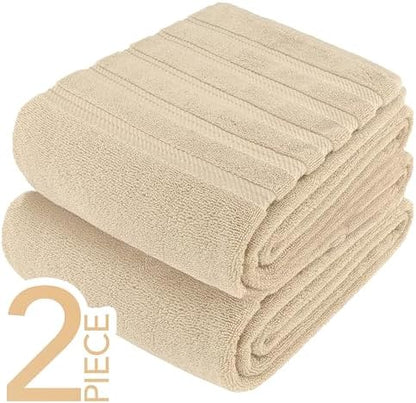 American Soft Linen 100% Cotton Luxury Turkish Towels, 2PC 35x70 Bath Sheet