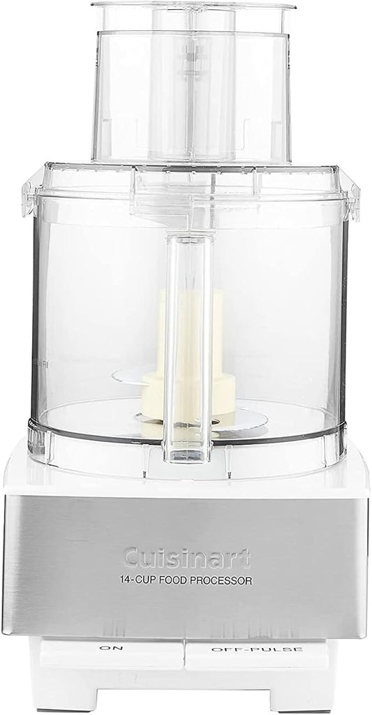 Cuisinart Food Processor 14-Cup Vegetable Chopper for Mincing, Dicing, Shredding, Puree & Kneading Dough, White, DFP-14BCWNY