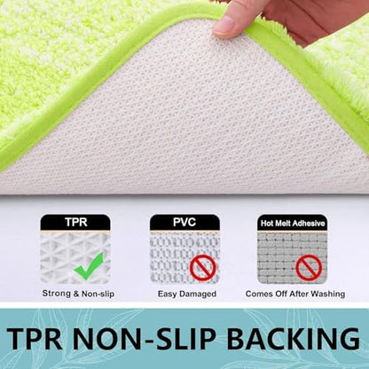 Arotive Microfiber Bathroom Rugs, Shaggy Soft Absorbent Bath Rug, 30x20