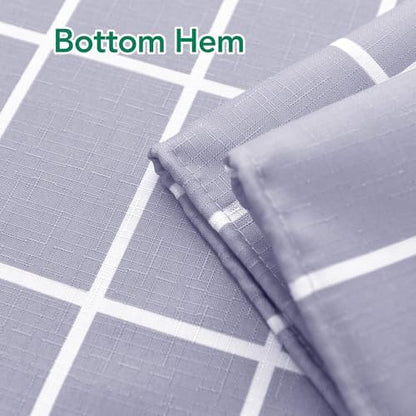 Fabric Farmhouse Shower Curtain-Cloth Extra Long Shower Curtains Bathroom
