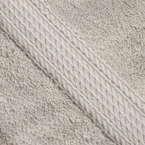 SUPERIOR Egyptian Cotton Ultra Plush & Absorbent, 3 Piece Set, Stone