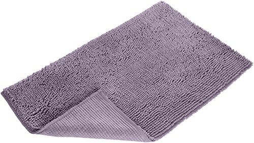 Amazon Basics Non-Slip Microfiber Absorbent Plush Shag Bathroom Rug Mat, Machine Washable, 21" x 34", Lavender
