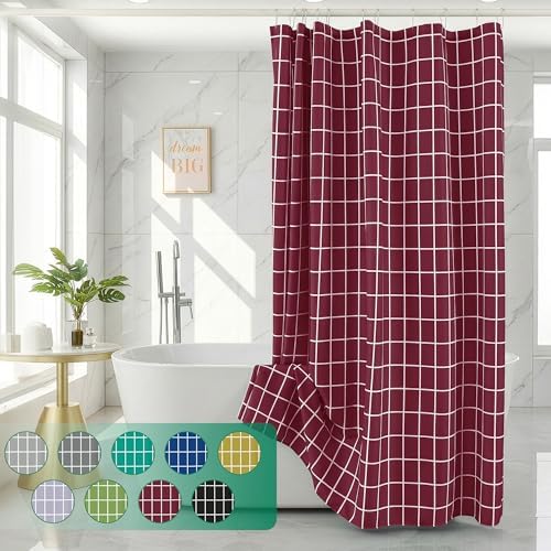 Fabric Shower Curtains for Bathroom-Cloth Modern Farmhouse Shower Curtain