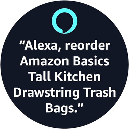 Amazon Basics Tall Kitchen Drawstring Trash Bags, Clean Fresh Scent, 13 Gallon, 45 Count (Previously Solimo)