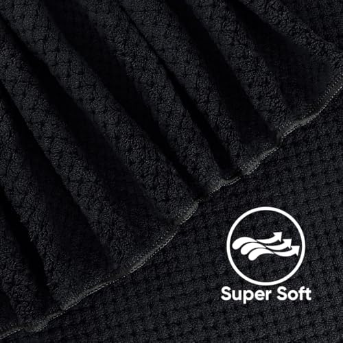 HOMEXCEL 4PK Bath Towel Set, 30x60 in, Absorbent Large Towels for Bathroom