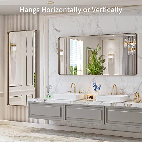 LOAAO 60"X28" Bronze Bathroom Mirror
