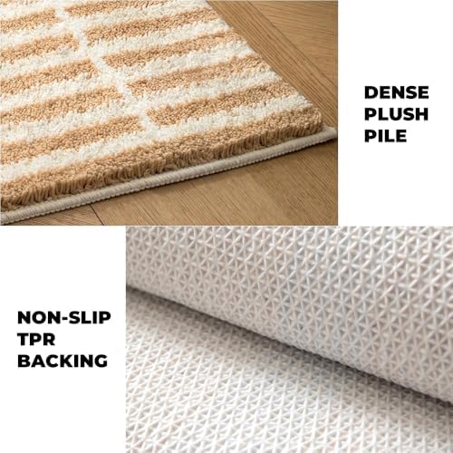 GIB Bathroom Rugs 32"x20", Extra Soft Absorbent Bath Mat for Bathroom Floor