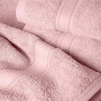 SUPERIOR Egyptian Cotton Ultra Plush & Absorbent, 6 Piece Set, Tea Rose