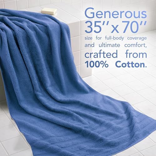 American Soft Linen 100% Cotton Luxury Turkish Towels, 35x70 XL Bath Sheet
