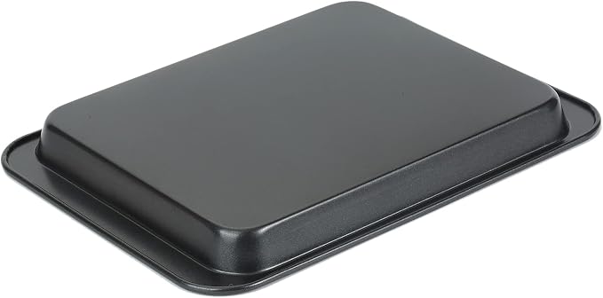 Baking Sheets Toaster Oven Pans, Cookie Sheets for Baking Tray Non Stick, Broiler Quarter Half Sheet Pan, Jelly Roll Pan Cake Pan Set for Cooking, Walooza Rimmed Cookie Sheets for Baking Nonstick