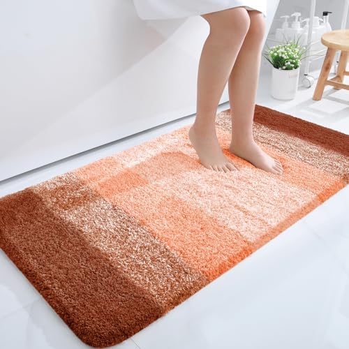 OLANLY Bathroom Runner Rug 44x24, Extra Soft Absorbent Microfiber Bath Rugs