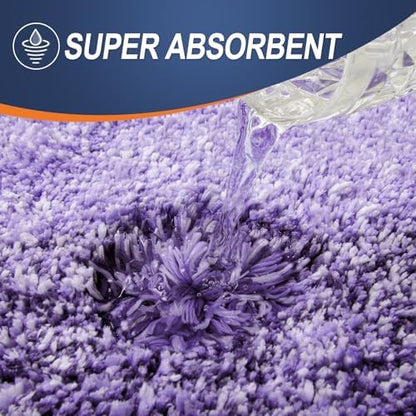 OLANLY Luxury Toilet Rugs U-Shaped 24x20, Soft Absorbent Microfiber Mat