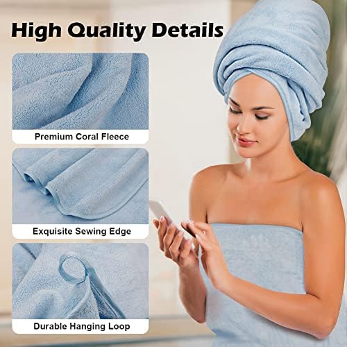 Orighty Bath Towels, Soft Feel Bath Towel, 4 Pack (27'' x 54'')