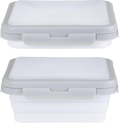 Reusable Silicone Food Storage Container with Lid Avocado Saver, Onion Keeper, Silicone Kitchen Organizers for Fridge