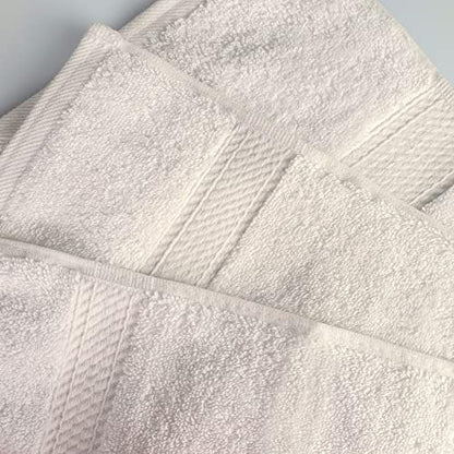 Superior Egyptian Cotton Plush & Absorbent, Face Towel Set of 6, Cream