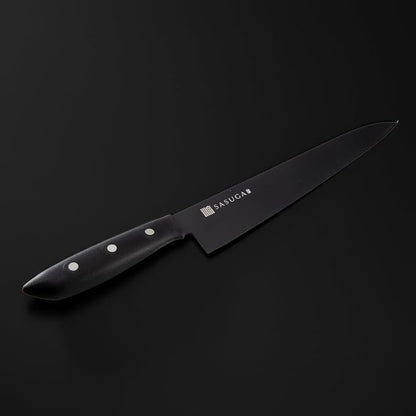 SASUGA Lightweigth Japanese Gyuto Chef’s Knife 210mm – Made in Japan | Molybdenum-Vanadium Stainless Steel | Razor-Sharp, Rust-Resistant Blade for Meat, Fish & Vegetables